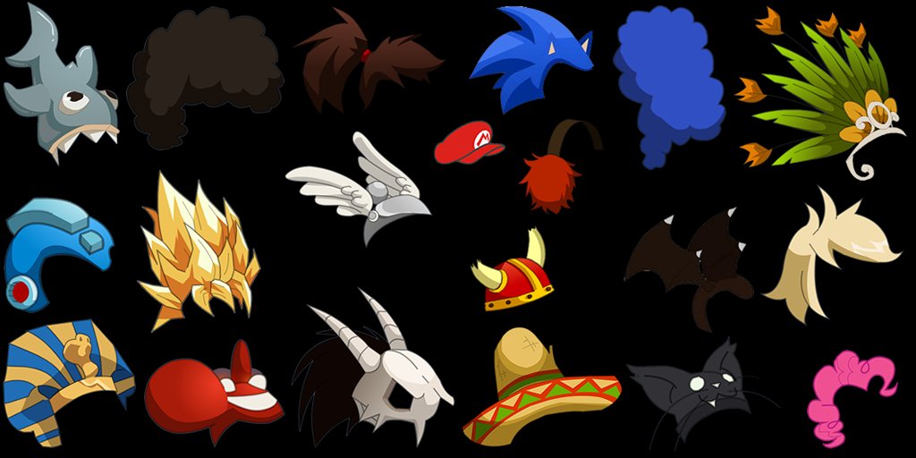 Hat sprite atlas